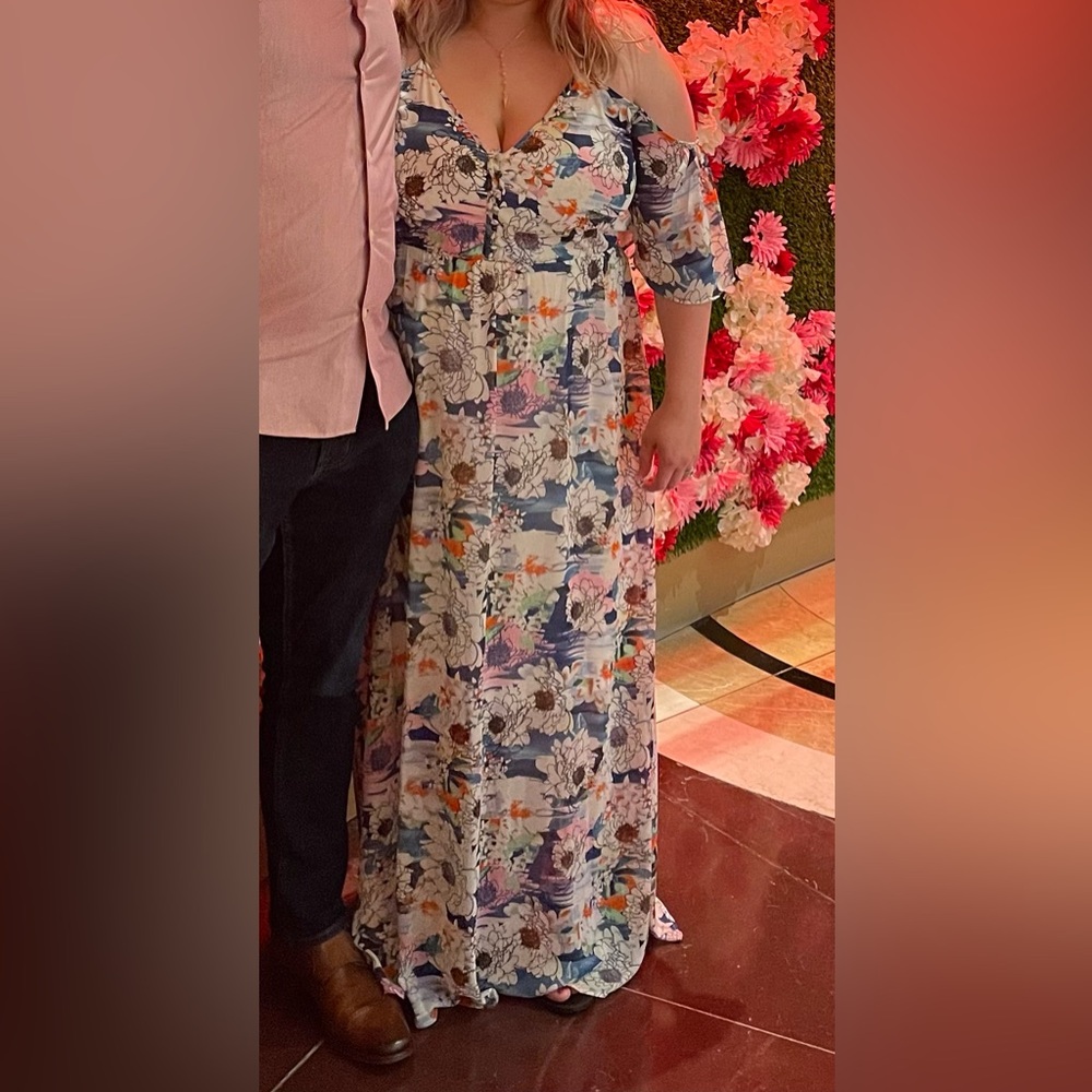 Dr2 Daniel Rainn Patchwork Floral Print Sleeveles… - image 3